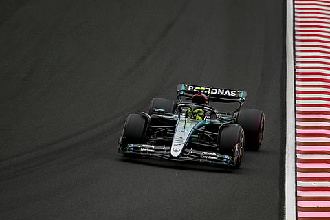 Mercedes driver Lewis Hamilton of Britain